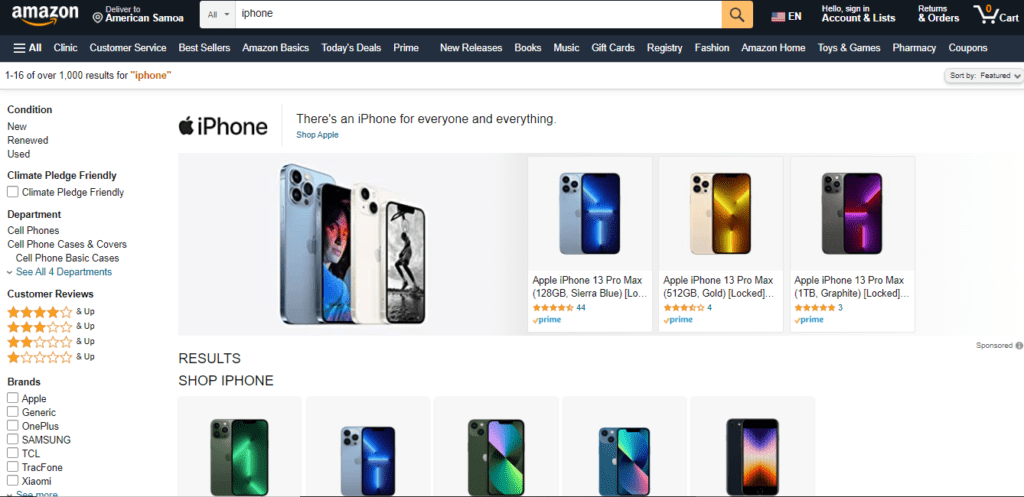 find phones to flip on Amazon 