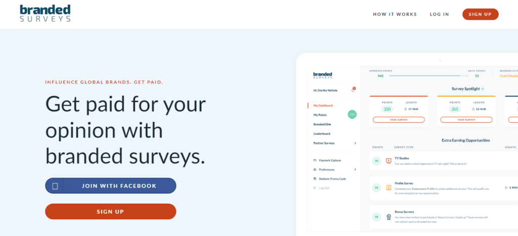 15 best survey apps to make money online- branded surveys 