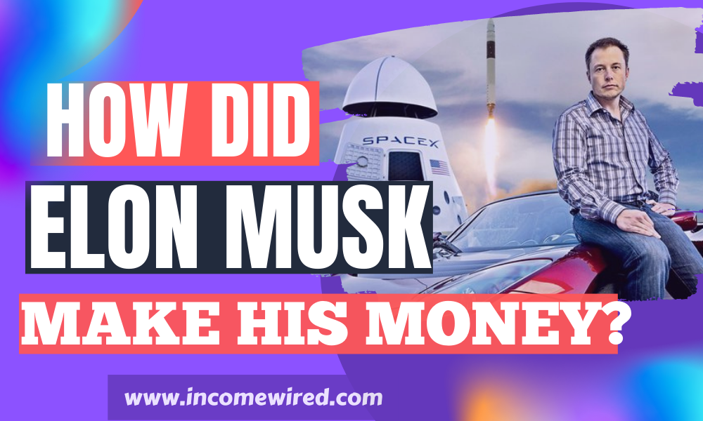ways Elon musk made his money